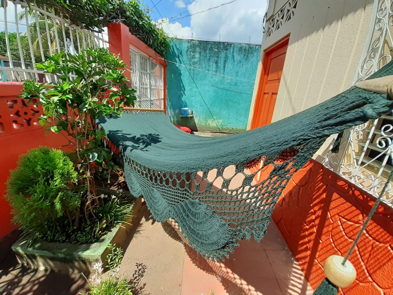 Dark Green Hammock - 100% Natural Cotton | Columpiame