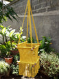 Beautiful Yellow Baby Hanging Chair - Natural Cotton | Columpiame