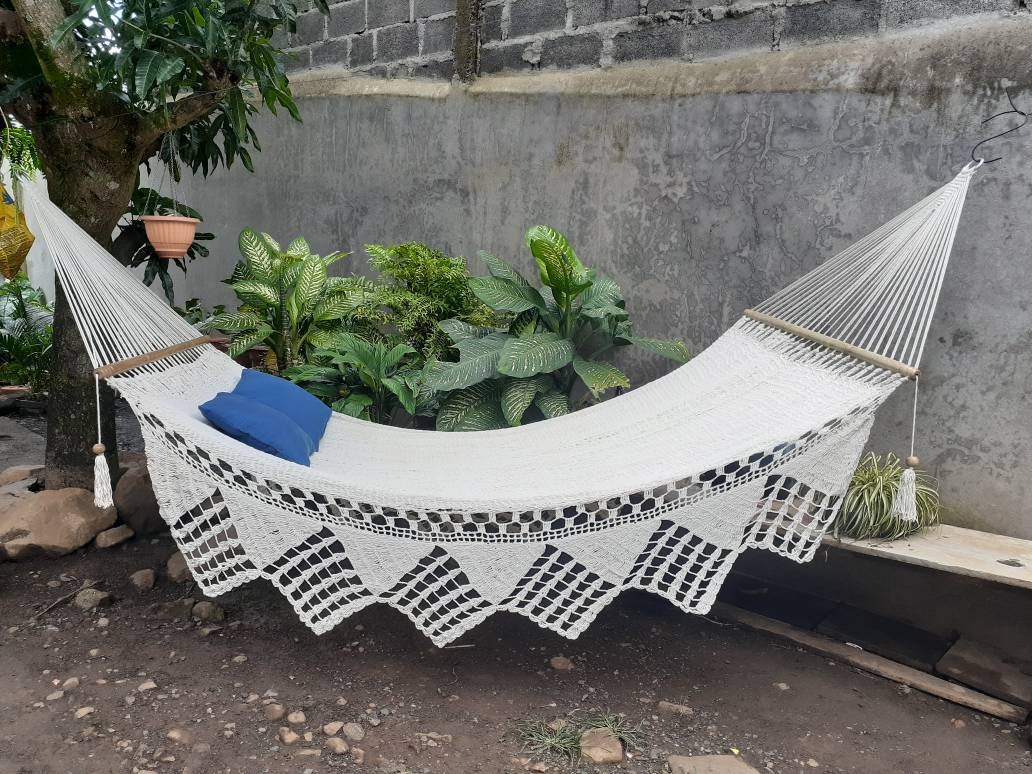 Beige Family Hammock - 100% Natural Cotton | Columpiame