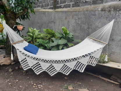 Beige Family Hammock - 100% Natural Cotton | Columpiame