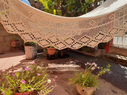 Beige Hammock - with Wood - Natural Cotton | Columpiame