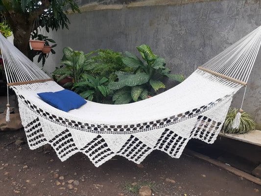 Beige Family Hammock - 100% Natural Cotton | Columpiame